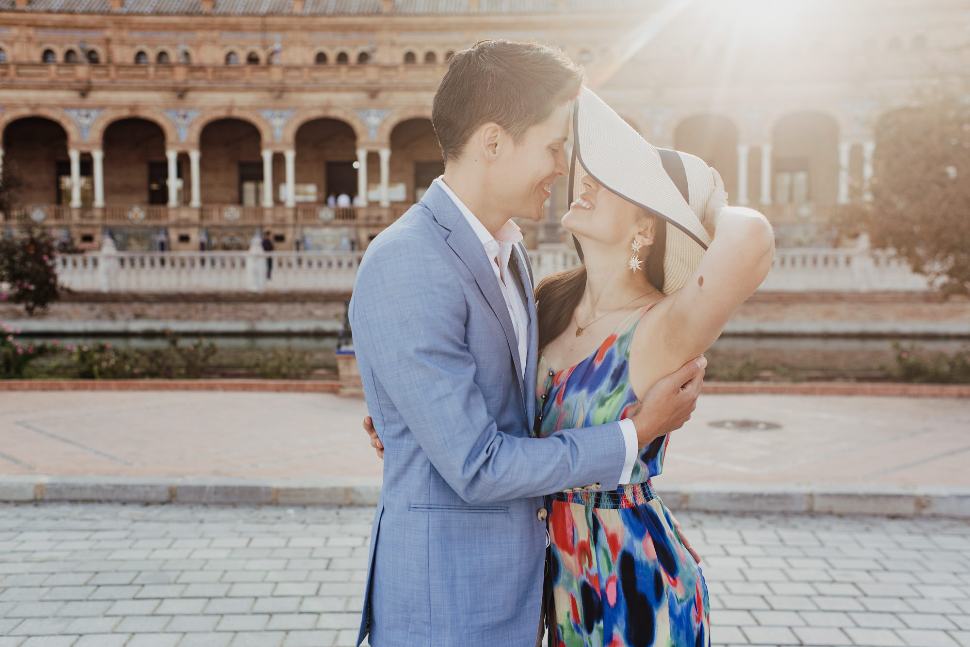 Photo session at Plaza de España