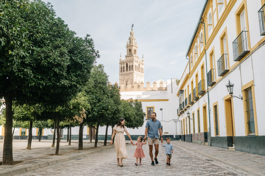 Family shoot in Santa Cruz, Seville Family shoot in Santa Cruz, Seville